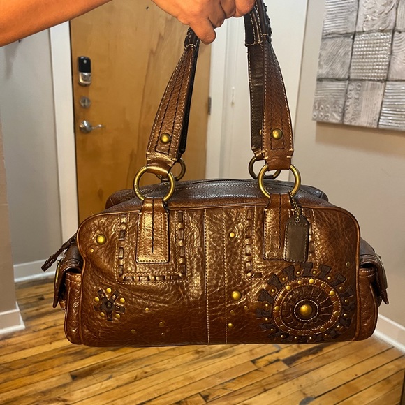 Coach Bags Vintage All Leather Coach Studded Soho Bag Wallet Poshmark